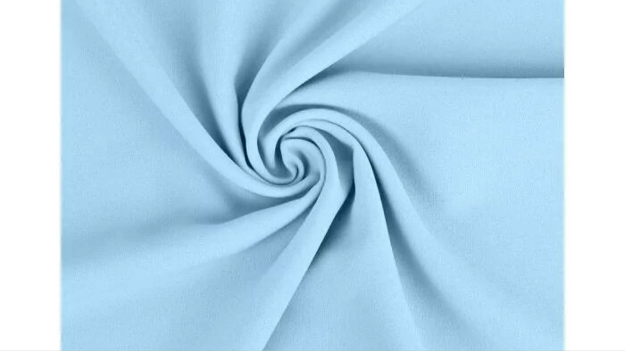 Licht blauwe burlington stof texture stof, terlenka van 100% kwaliteits polyester - veelzijdige stof 