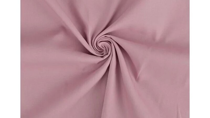 Zacht oud roze poplin katoen stof kopen bij Stoffenwinkel Online