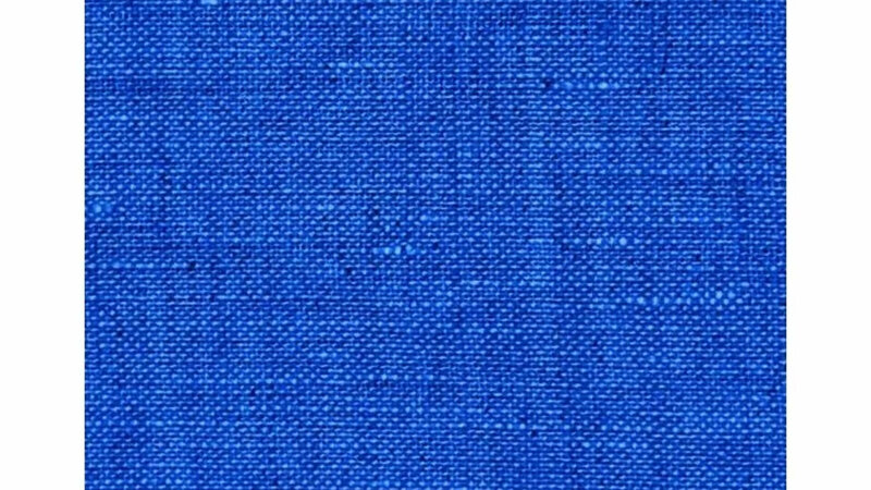 Kobalt blauwe linnen stof kopen bij Stoffenwinkel Online