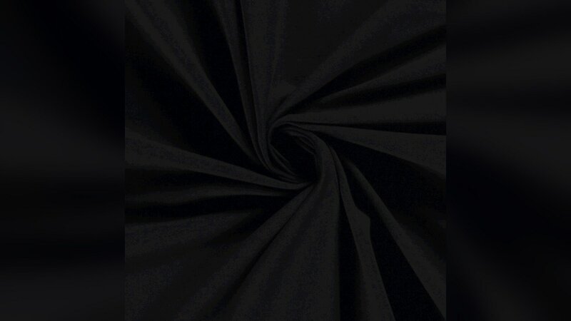 Zwarte tricot stof kopen bij Stoffenwinkel Online