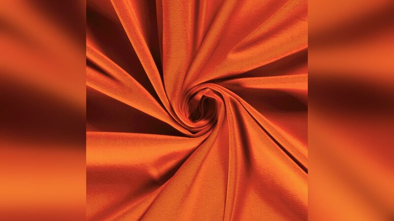 Oranje tricot stof kopen bij Stoffenwinkel Online