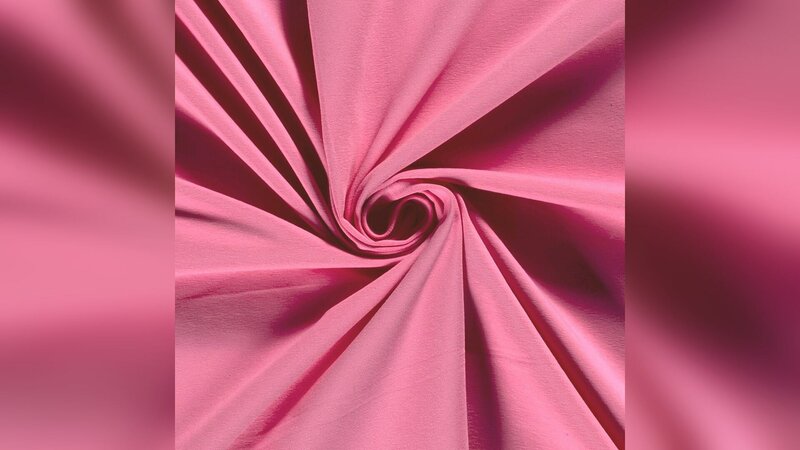 Roze tricot stof kopen bij Stoffenwinkel Online
