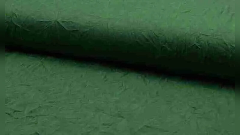 Luchtige tricot - Kreuk effect - Groen kopen bij Stoffenwinkel Online
