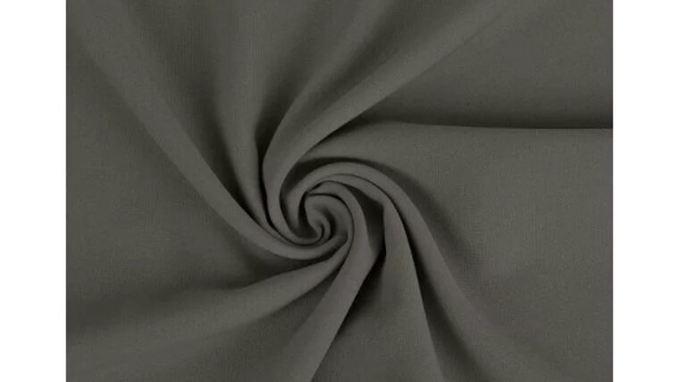 Grijze texture burlington terlenka polyester stof kopen bij Stoffenwinkel Online