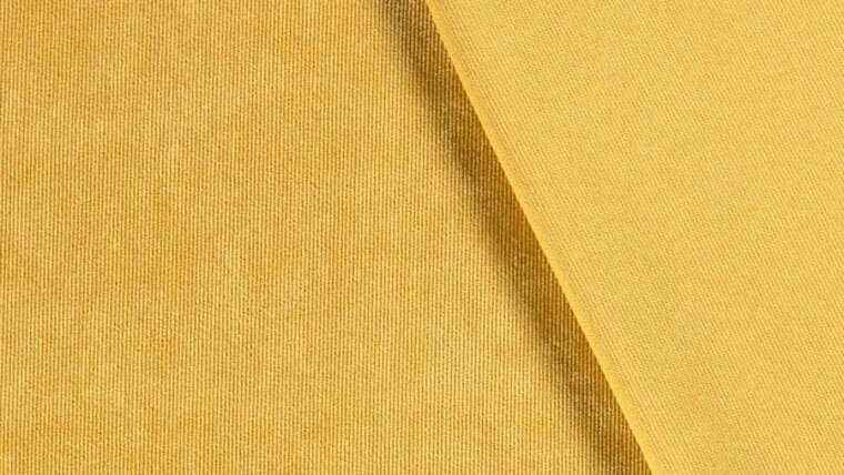 Uni ribstof of corduroy in oker geel eenvoudig bestellen