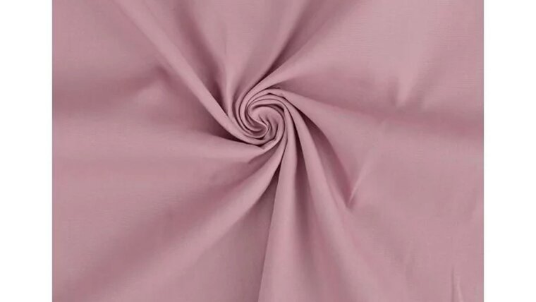 Zacht oud roze poplin katoen stof kopen bij Stoffenwinkel Online