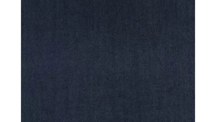 Marine blauwe spijkerstof in washed jeans look kopen bij Stoffenwinkel Online