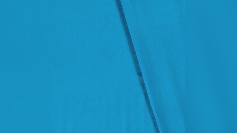 De mooiste kwaliteit Aqua blauwe tricot stof
