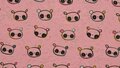 Roze tricot stof met schattige dieren kopen bij Stoffenwinkel Online